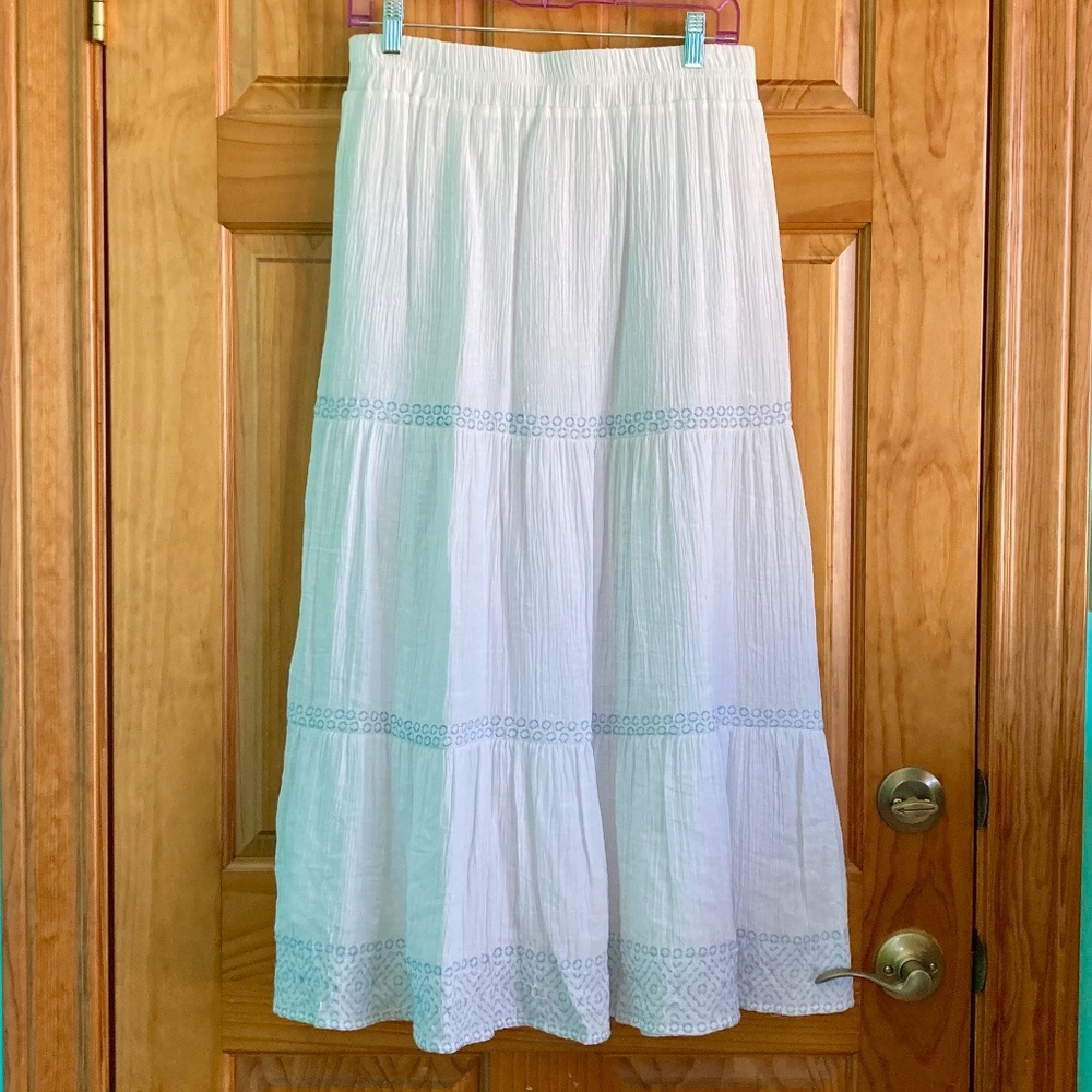 Wonderly women’s size medium new without tags never worn long white modest skirt - Picture 2 of 7